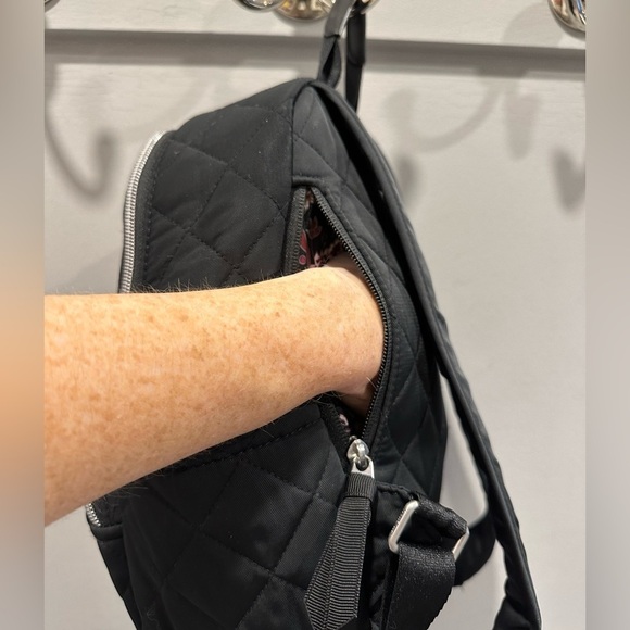 Vera Bradley Black Small Backpack in Performance Twill main image 8